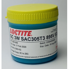Loctite Water Soluble Solder Paste SAC305 T3 895V 52U 500 GM JAR 2041005